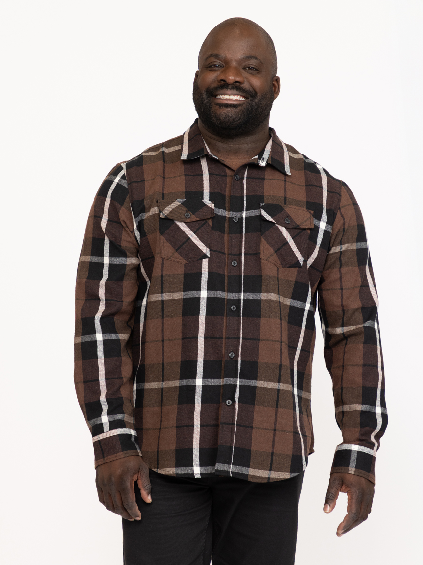 Men's Plaid Flannel Shirt