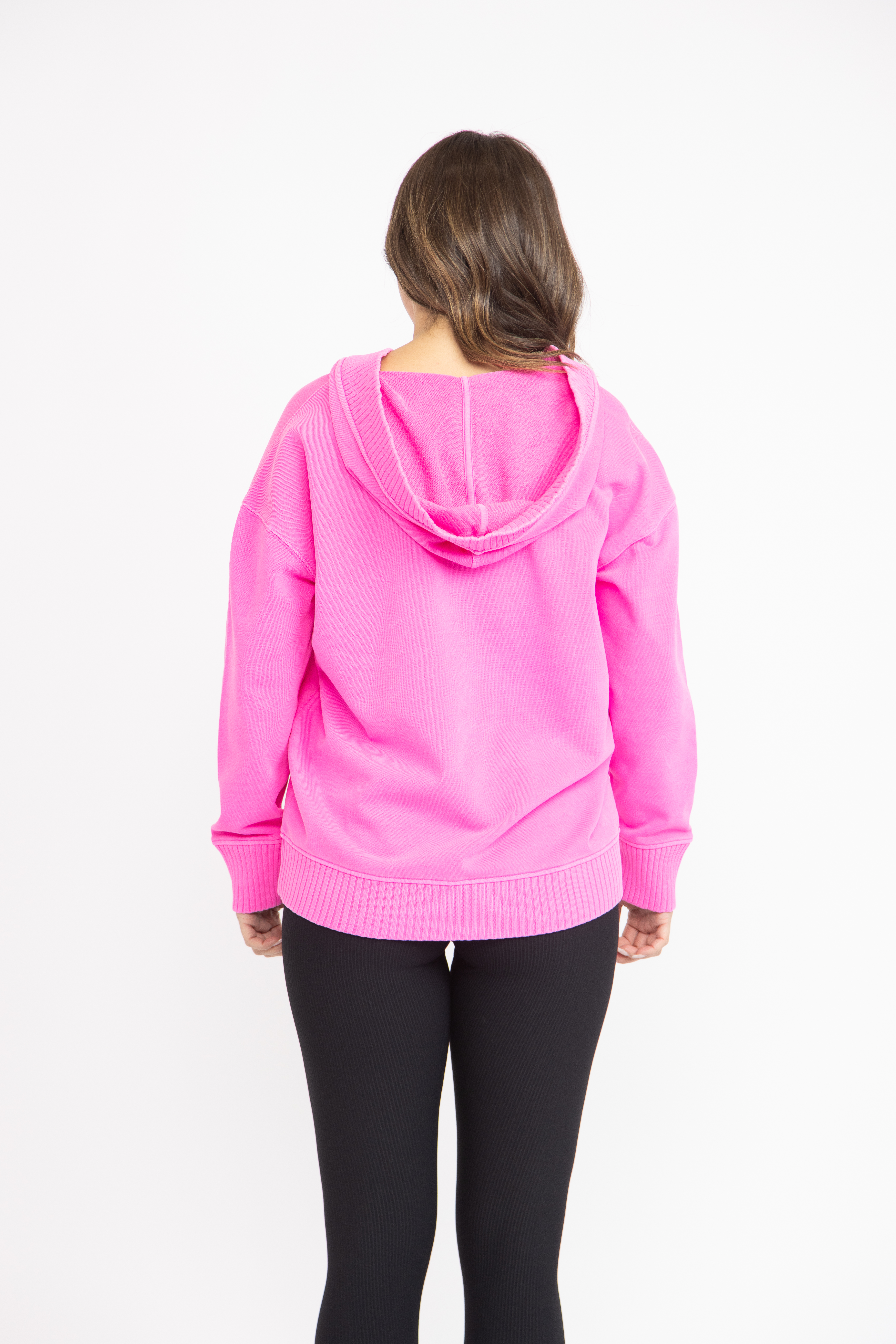 Women's V Neck Pop Hoodie Warehouse One