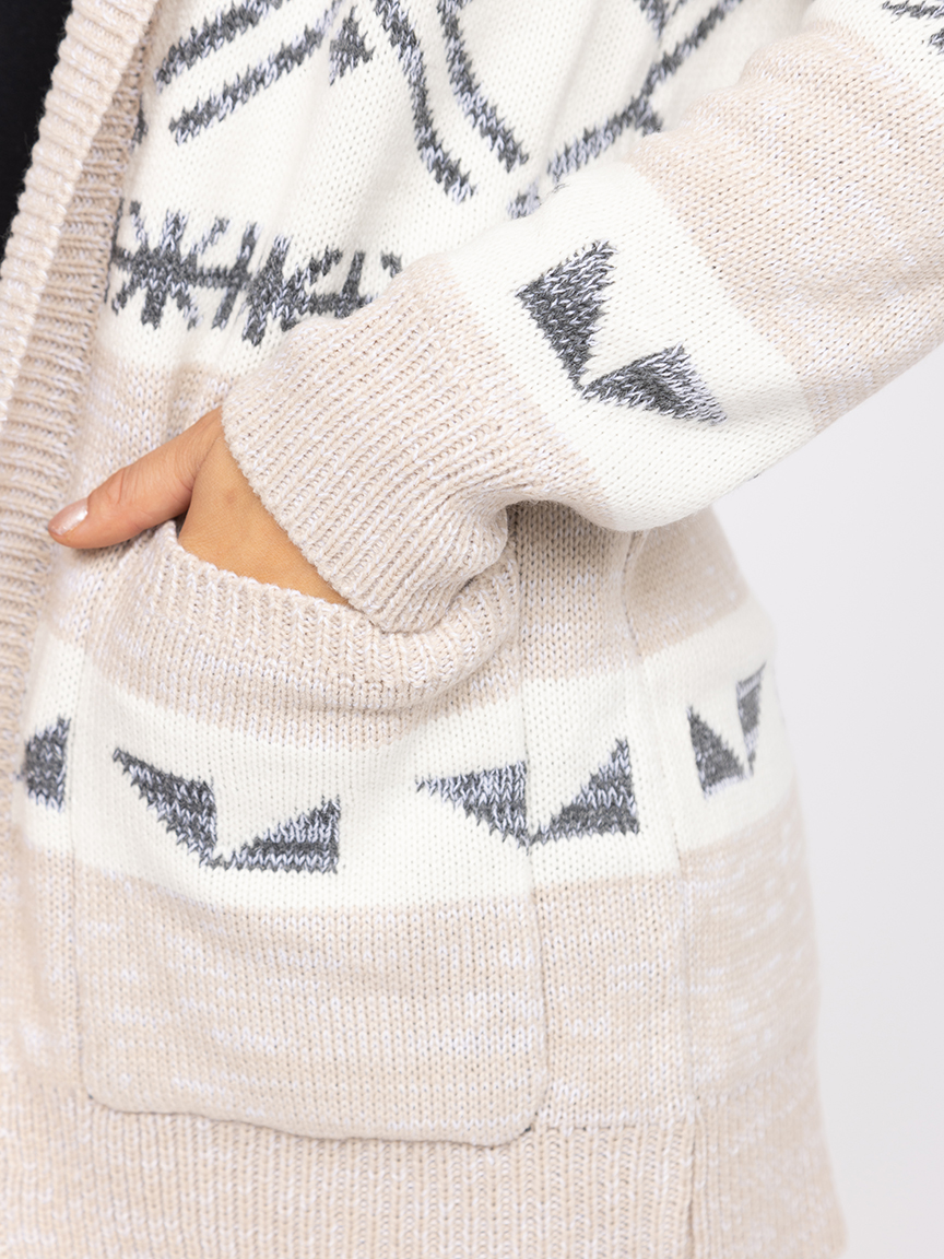 トップス exodus GEOMETRIC WOOL CARDIGAN トップス exodus GEOMETRIC WOOL CARDIGAN トップス exodus GEOMETRIC