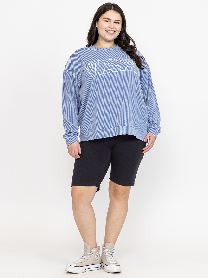 Women's Vacay Wavy Rib Top