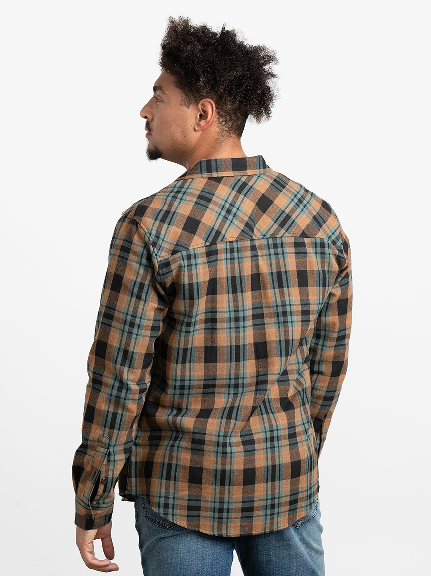 Men's Plaid Flannel Shirt Warehouse One