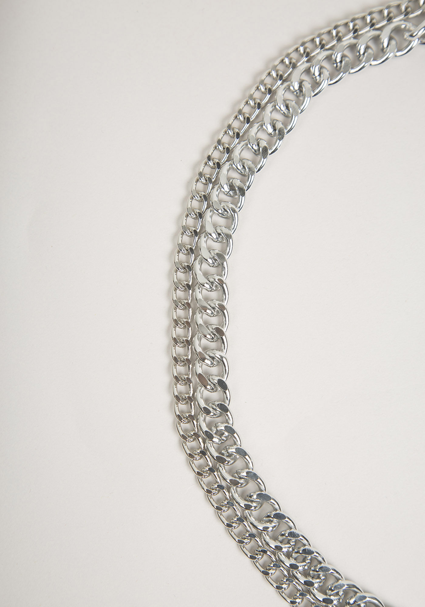Women's Double Chain Silver Belt Warehouse One