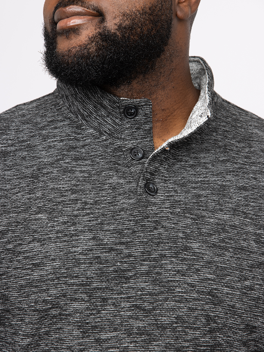 新品　Local GOLF | Henley Thermal MOCK NECK Men's Mock Neck Henley Shirt Warehouse One