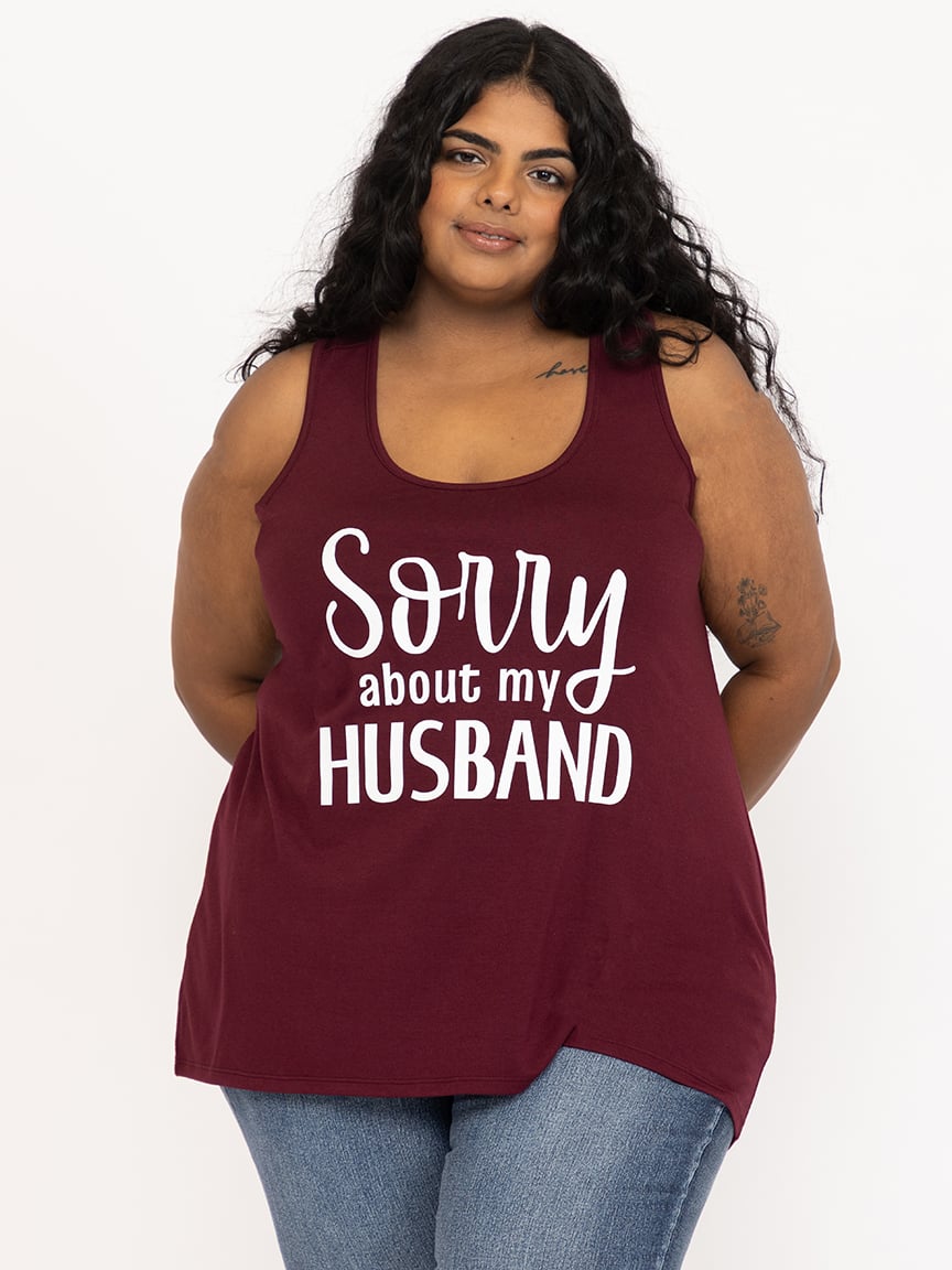 Women's Husband Racerback Tank