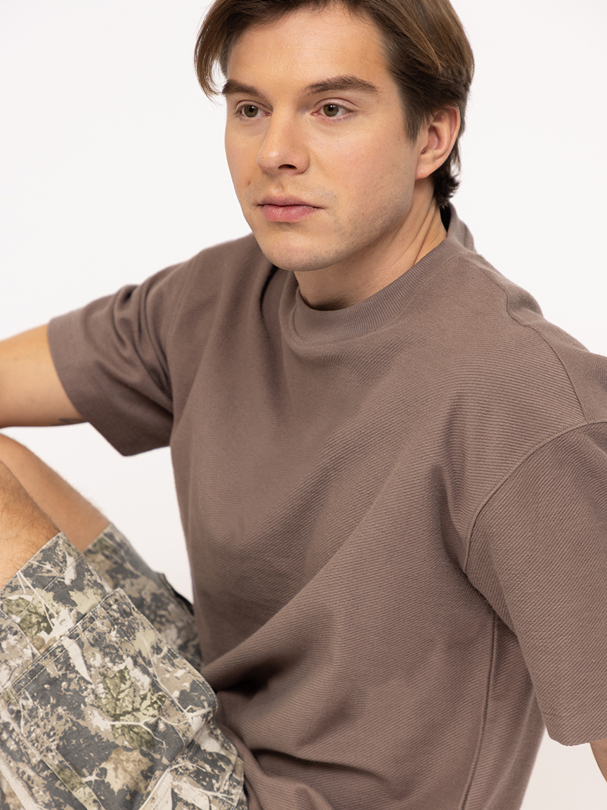 Men's Textured Boxy Tee