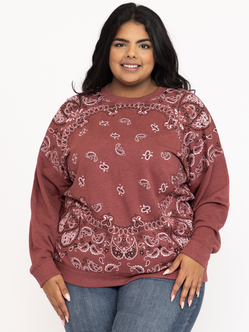 Women's Bandana Sweatshirt