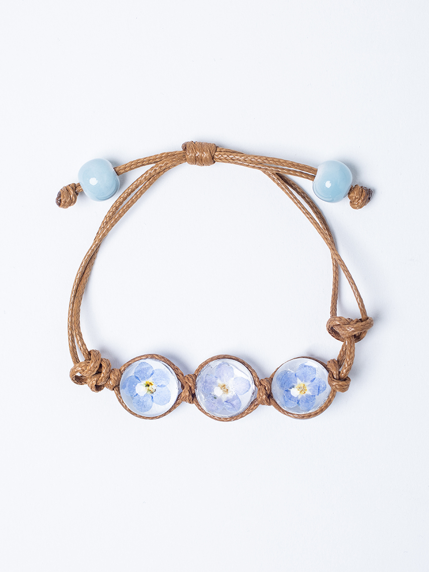 Women's Pressed Flower Bracelet