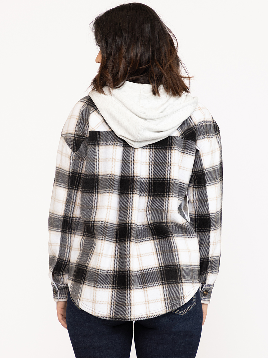Women's Polar Fleece Plaid Shirt