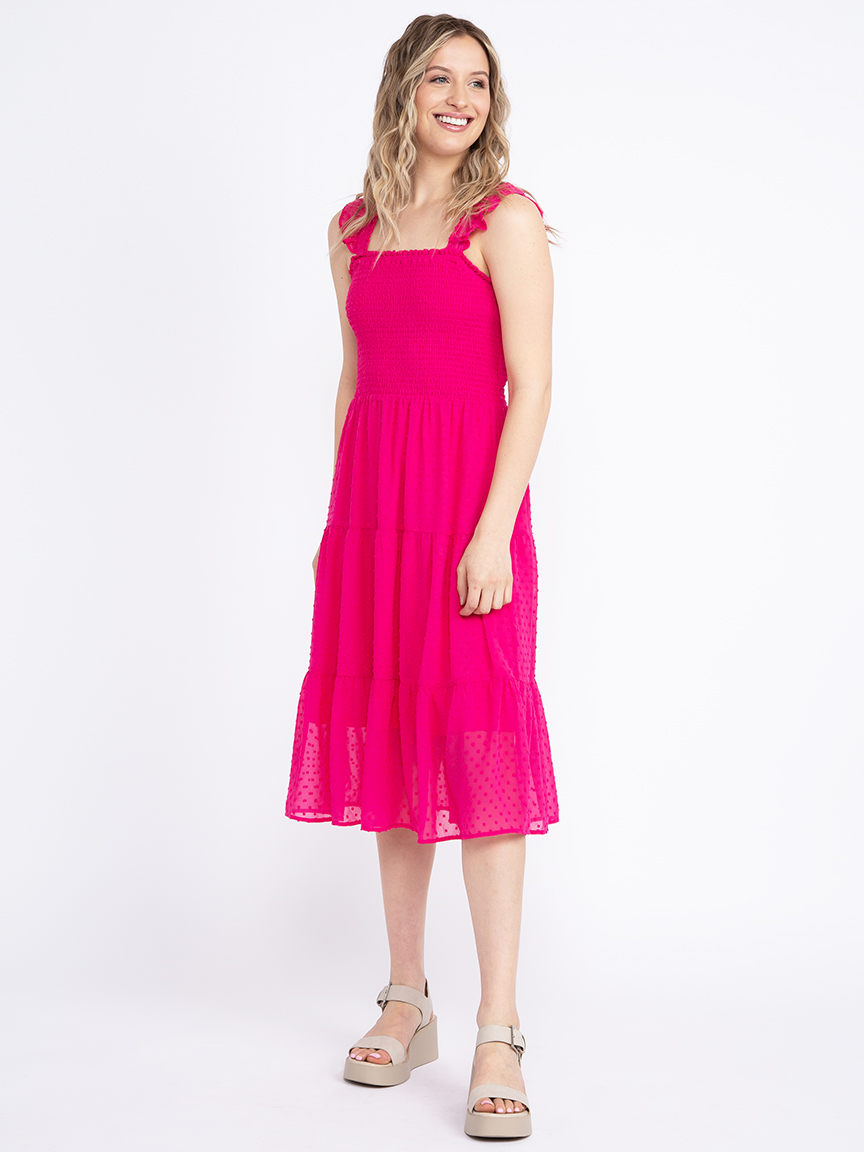 Women's Swissdot Midi Dress Warehouse One