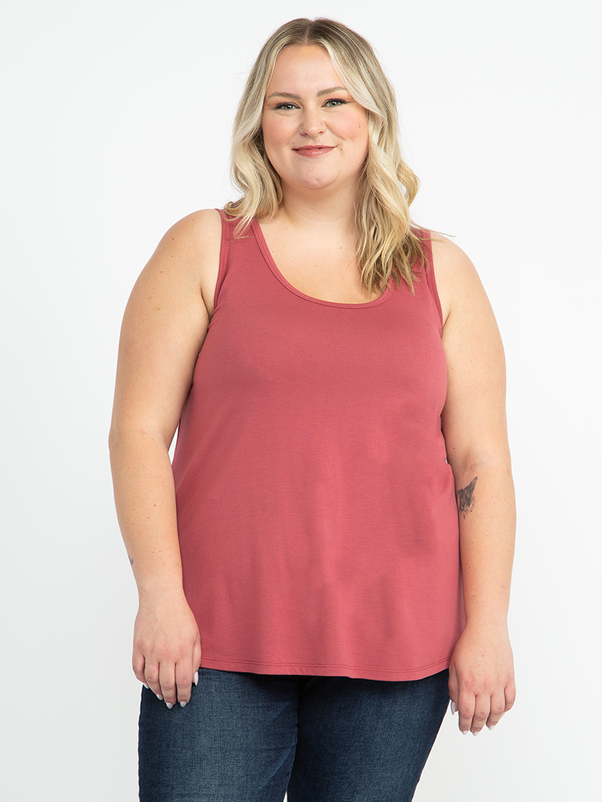 Women's Scoop Neck Loose Fit Tank