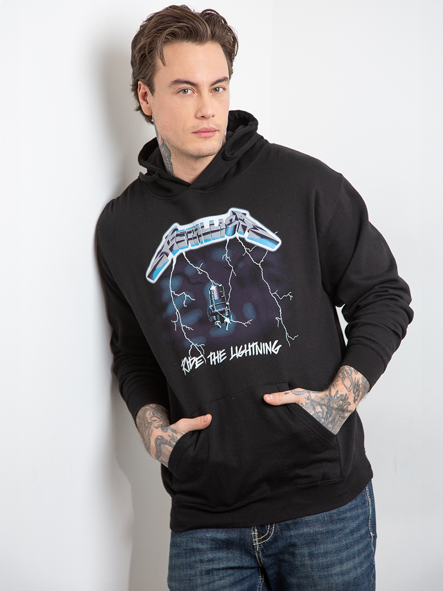 Men's Metallica Ride the Lightning Hoodie Warehouse One