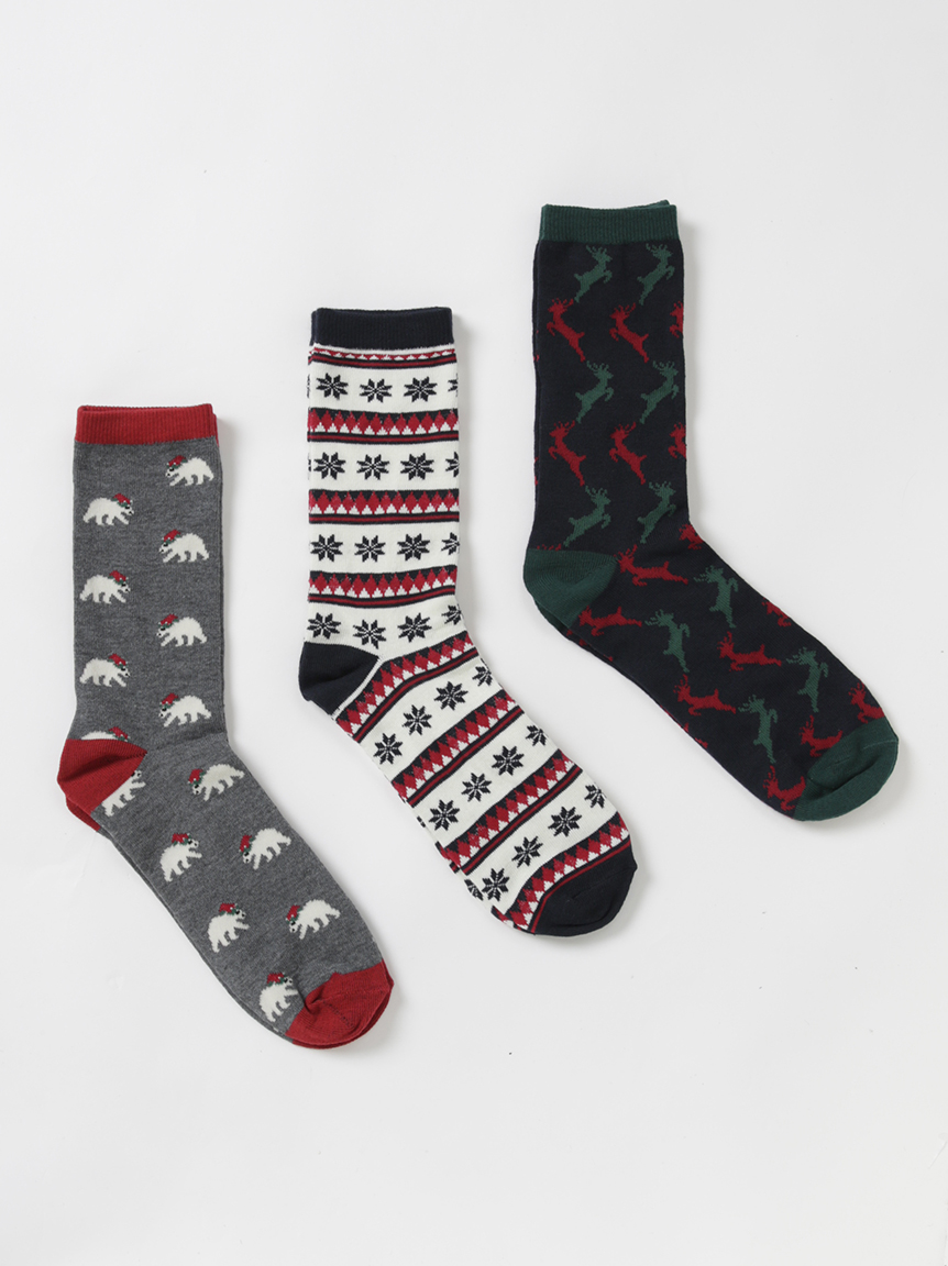 Men's Christmas Crew Socks Warehouse One
