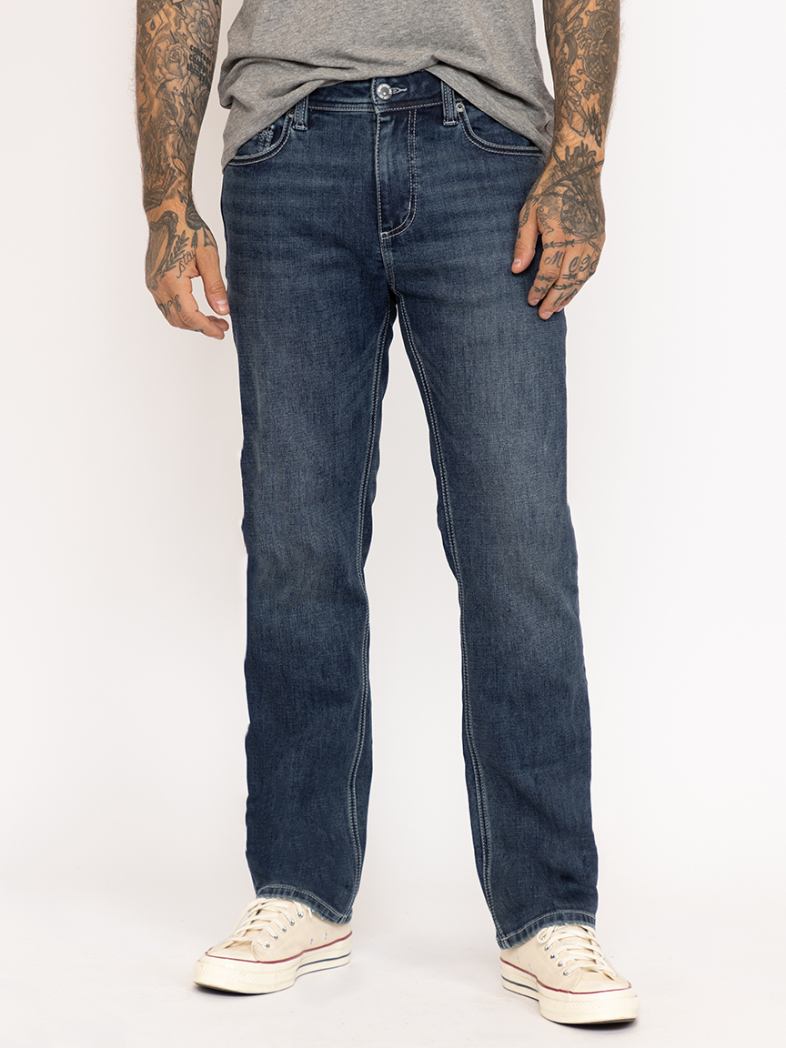 Men's Slim Straight Med Dark Jeans