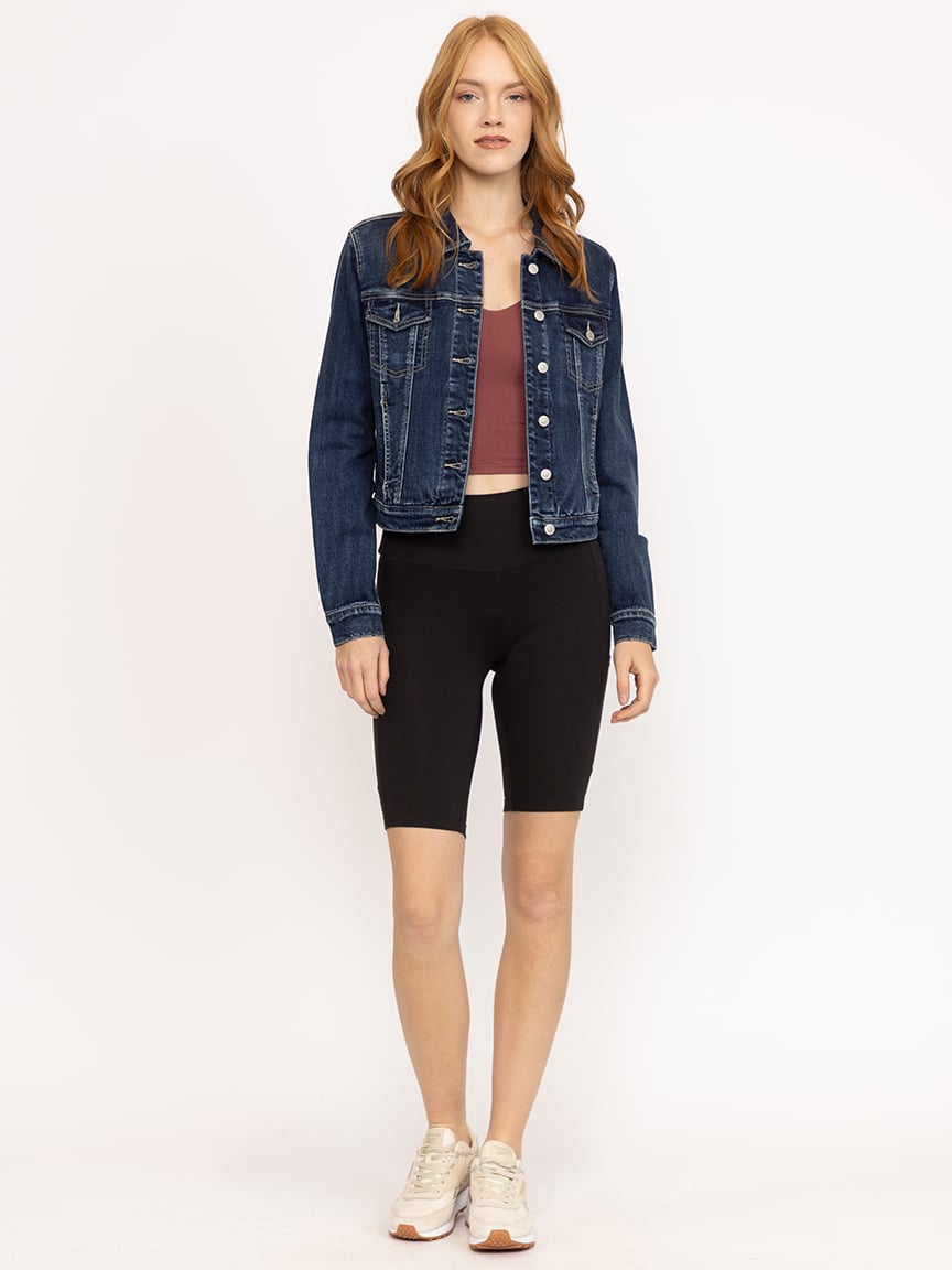 Women's Cell Phone Pocket Bike Short