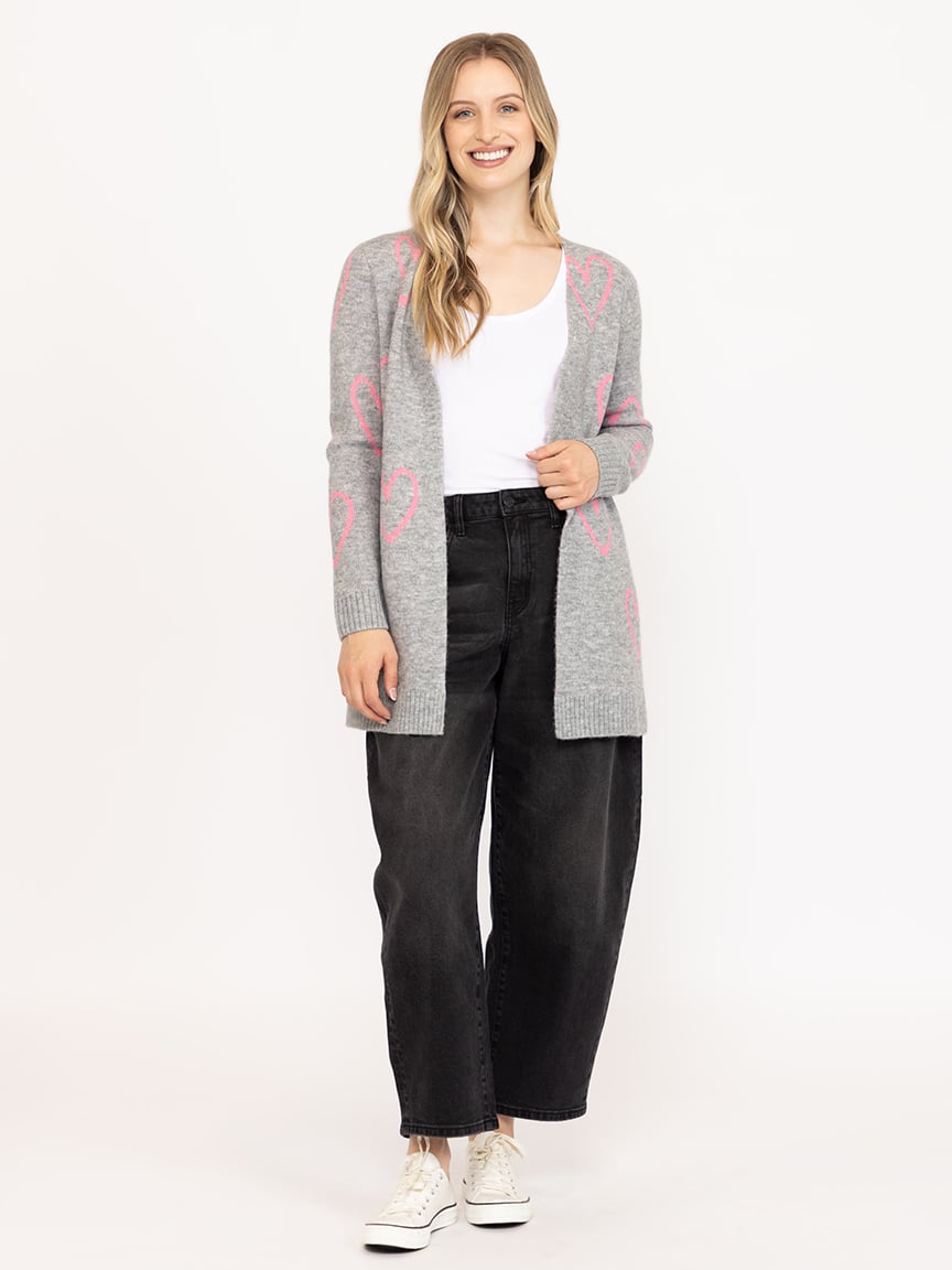 Women's Heart Cardigan