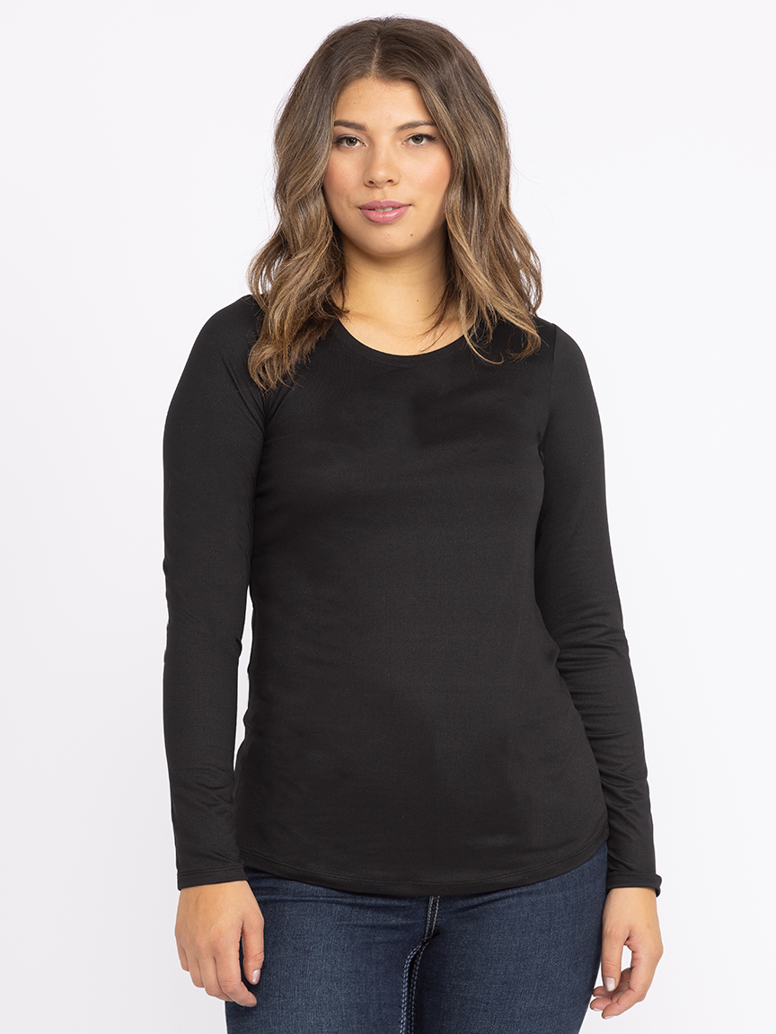 Women's Crew Neck Long Sleeve Tee Warehouse One