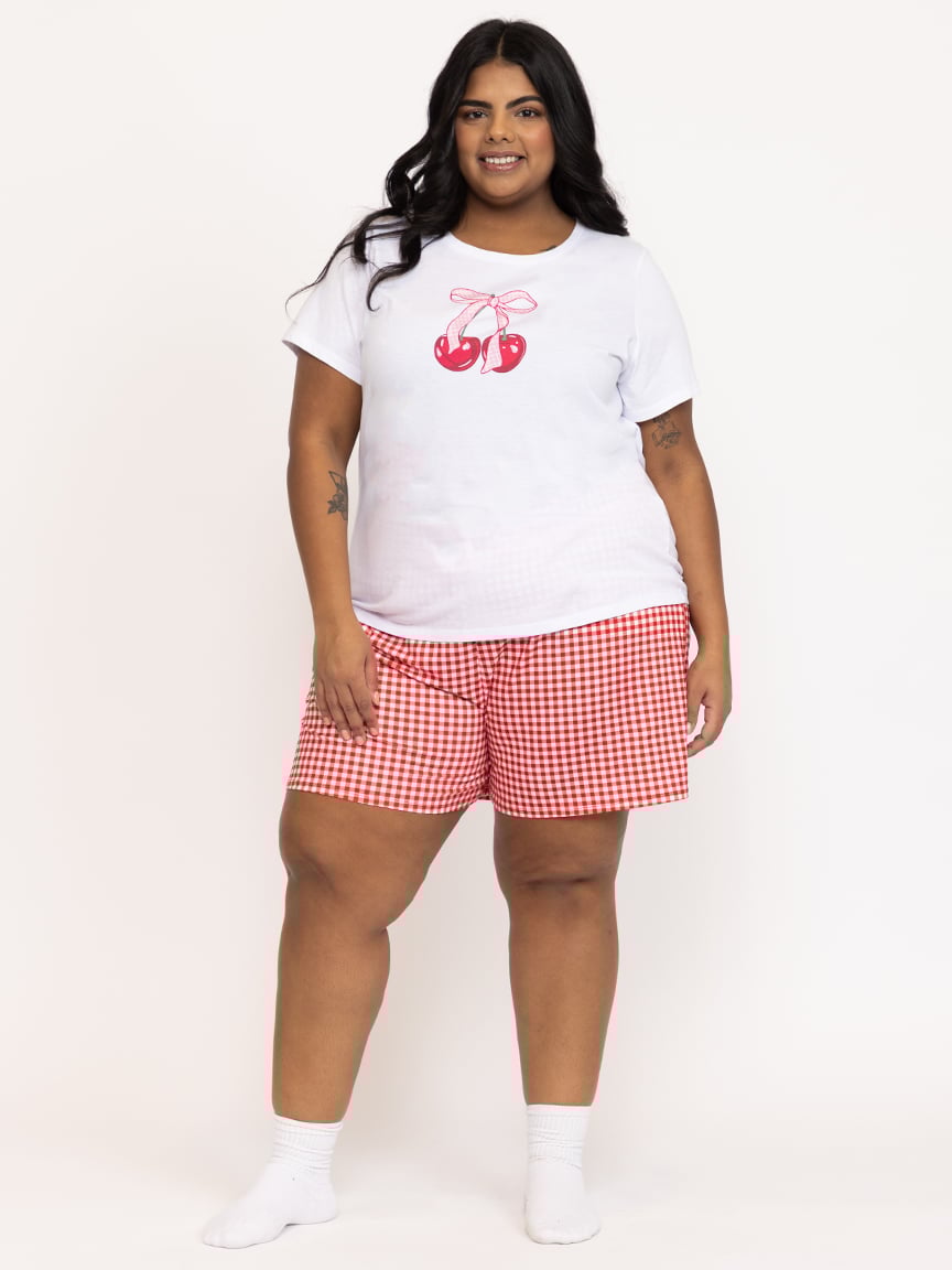Women's Gingham Sleep Short