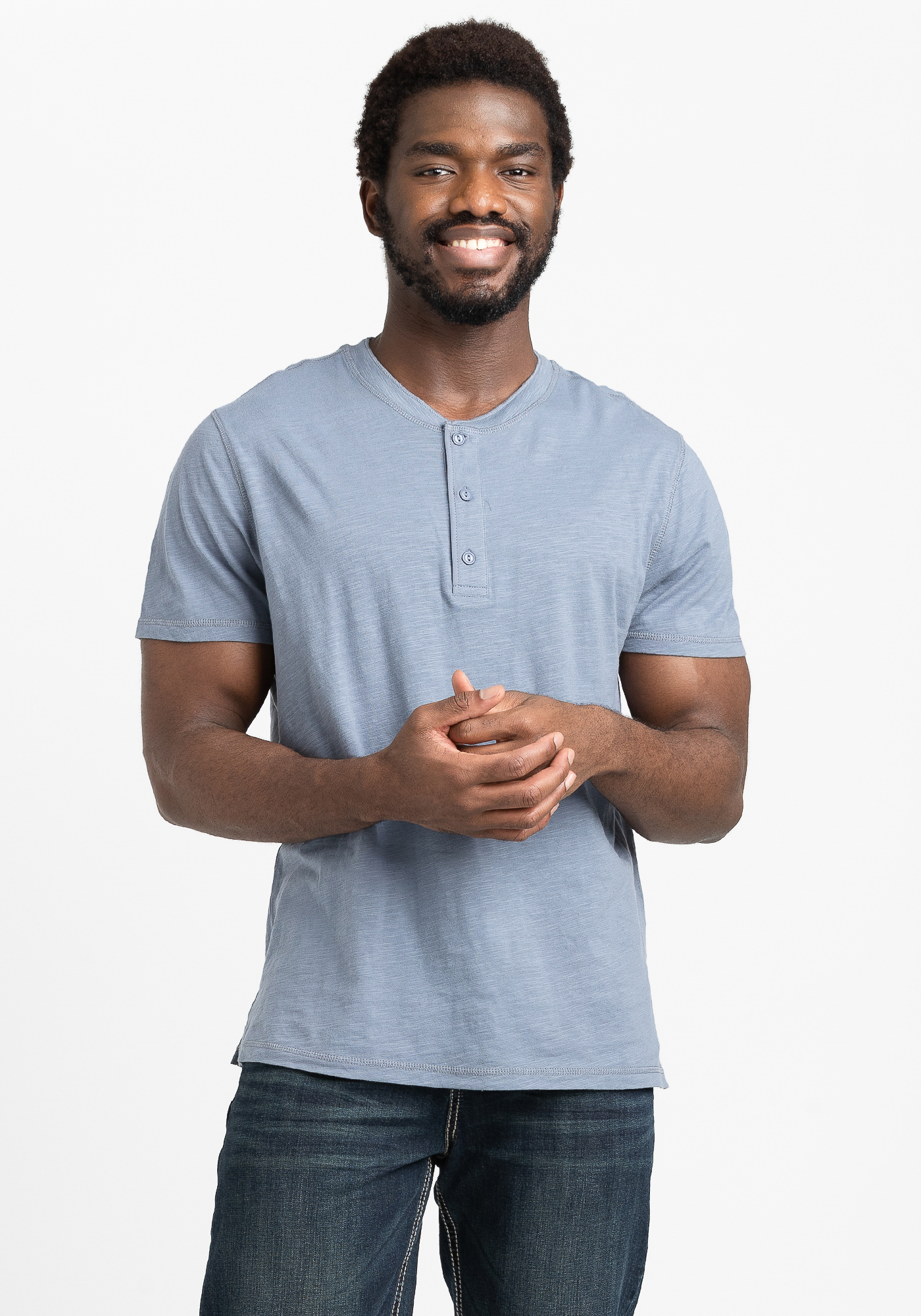 Men's Vintage Henley Tee