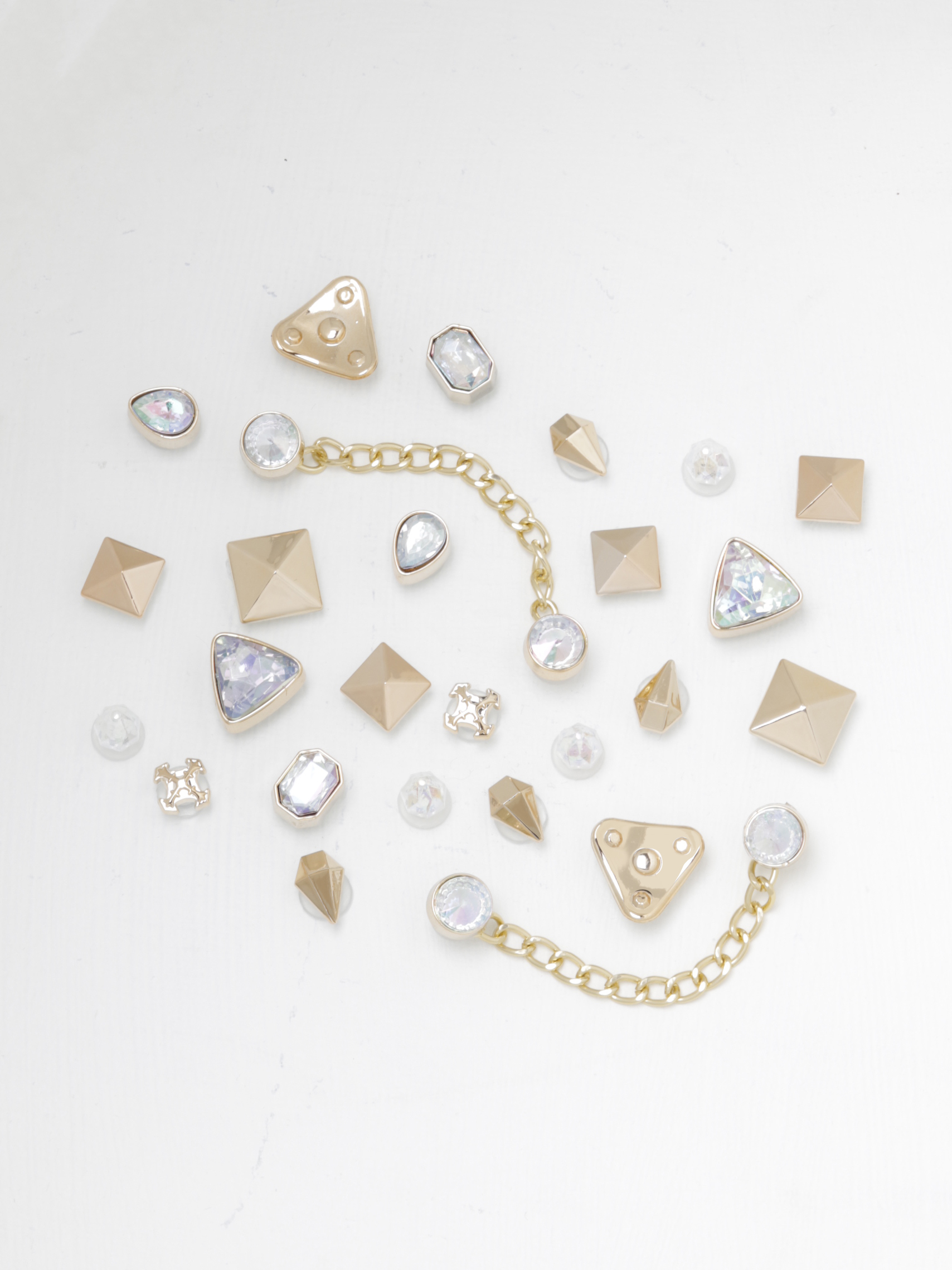 24 pack Gems & Chains Shoe Charms Warehouse One