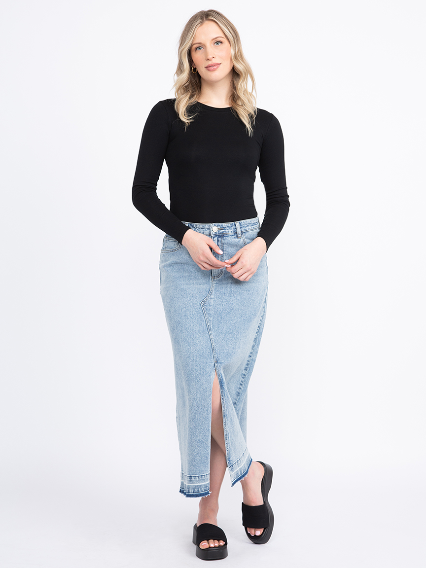 【BAON】Andew raw denim skirt Mini-skirt | Raw Japanese Indigo Selvedge Denim | A.P.C.
