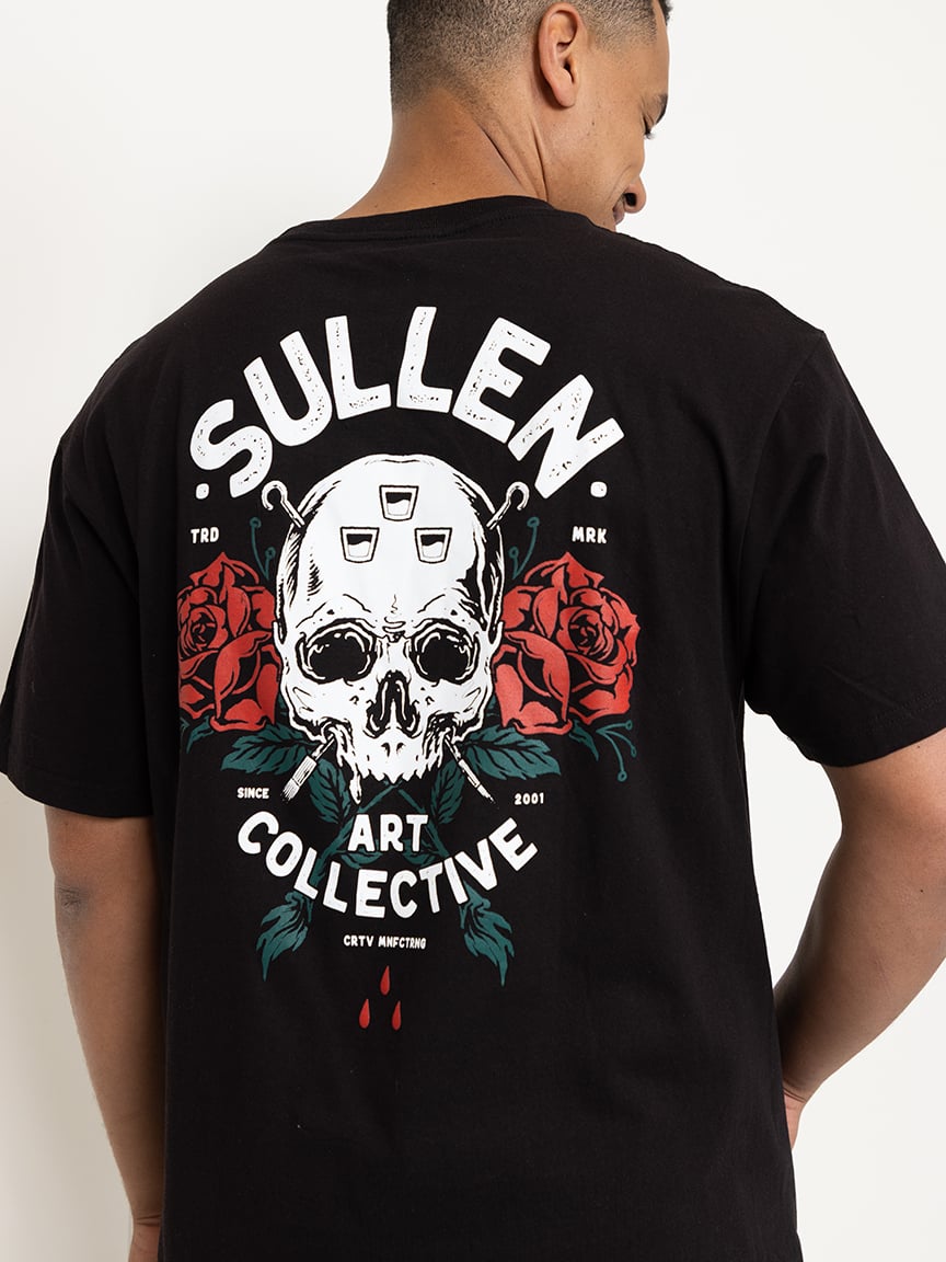 Men's Skull & Rose Graphic Tee