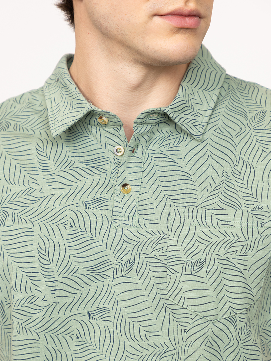 Men's Leaf Polo Shirt