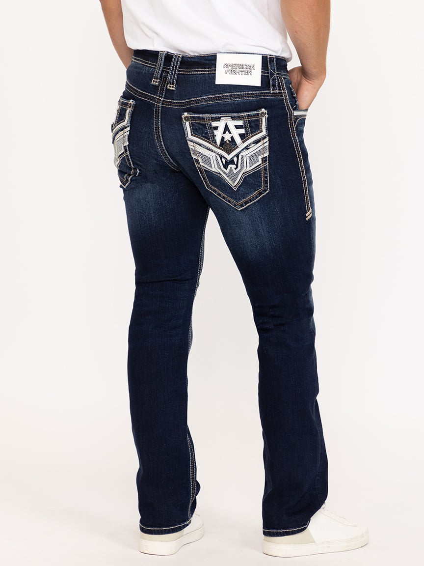 Mens Striker Evan Relaxed Straight Jean