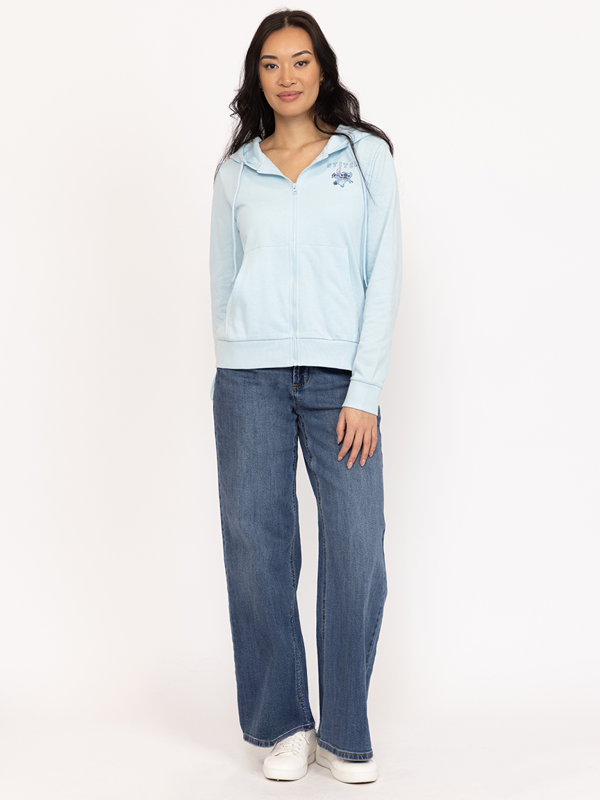 Women's Stitch Zip Up Hoodie