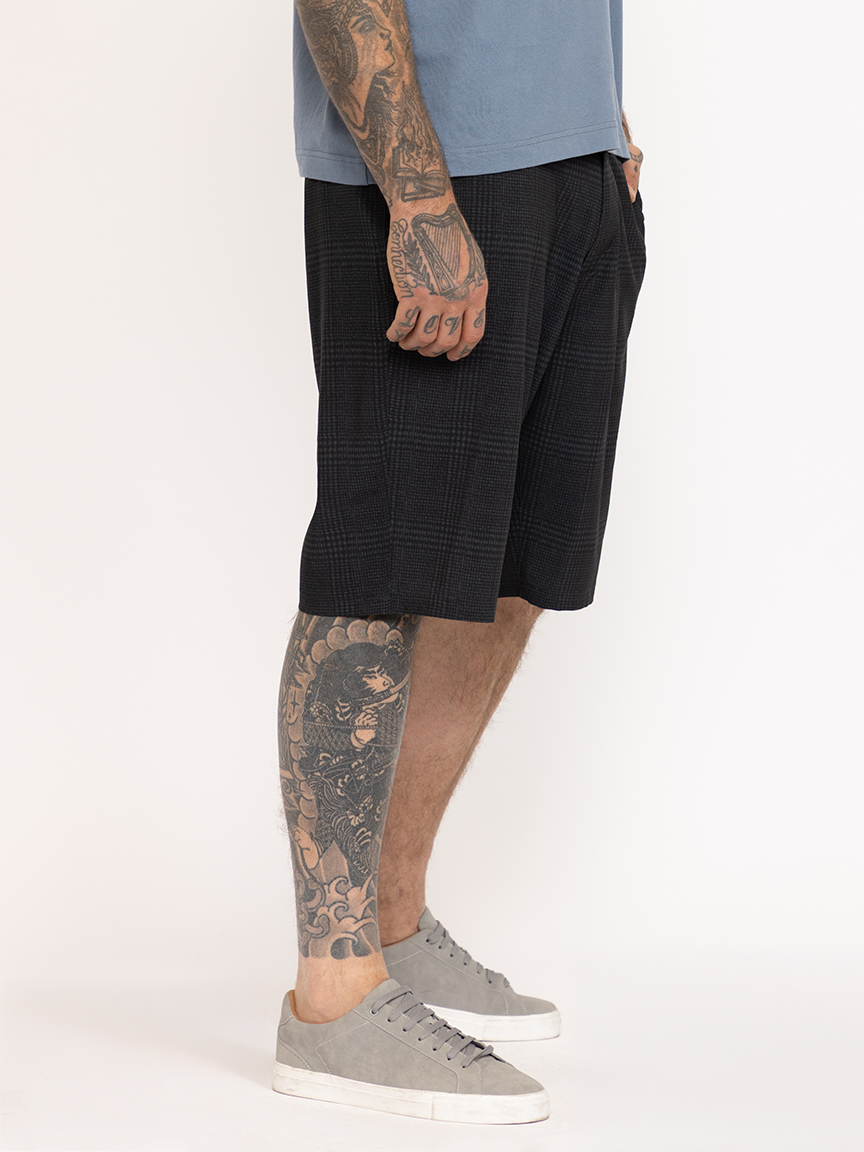 Men's Plaid Hybrid Shorts
