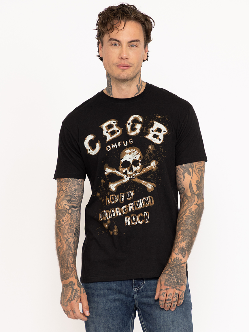 Men's CBGB Punk Skull Tee
