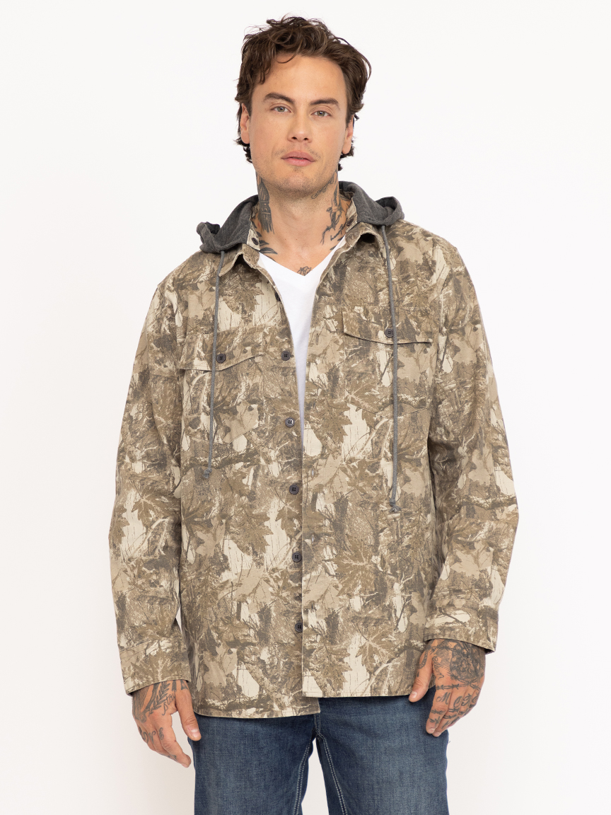 Men's Camo Shacket