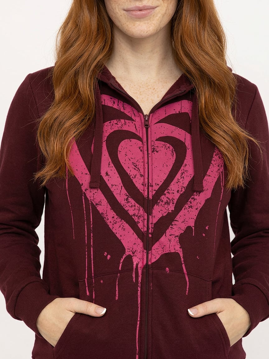 Women's Heart Graphic Hoodie