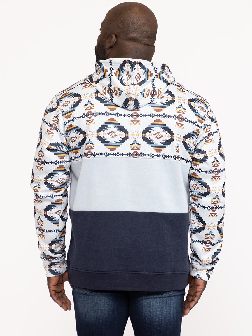 Men's Geo Quarter-Zip Hoodie