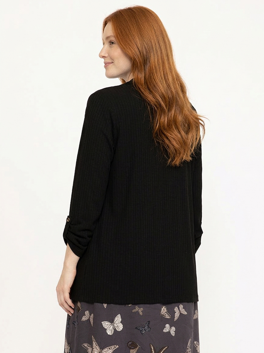 Women's Ribbed Cardigan