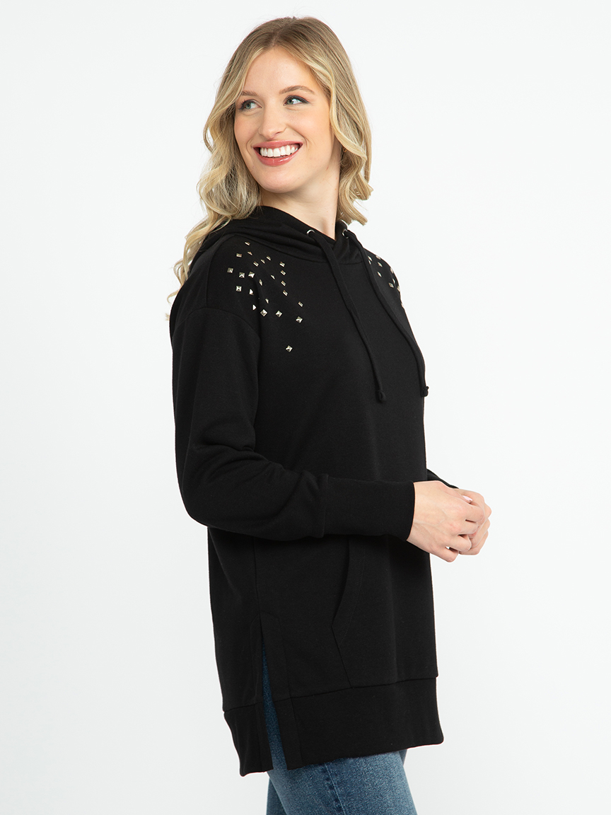 Women's Studded Hoodie Warehouse One