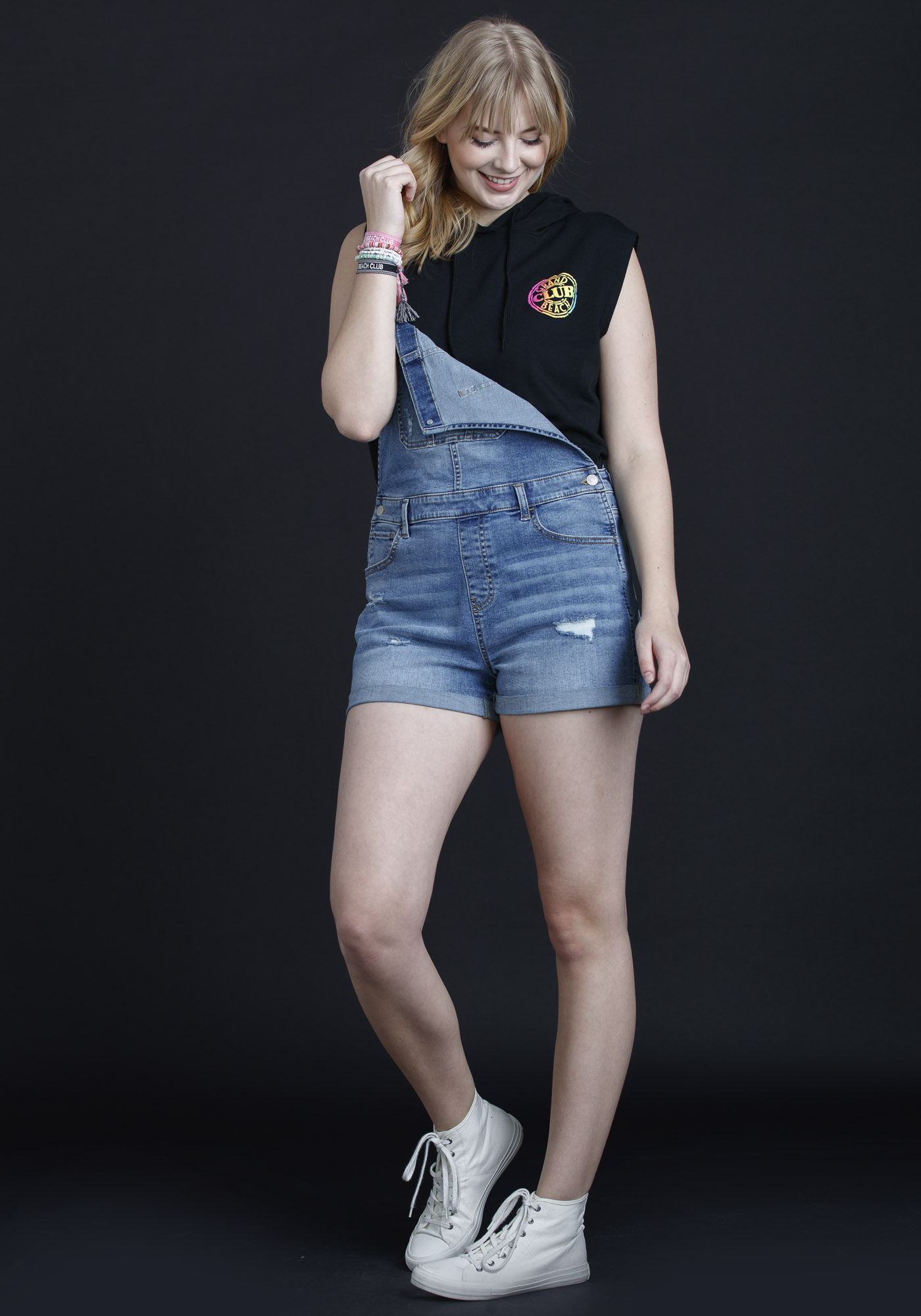 Women's Sleeveless Crop Hoodie