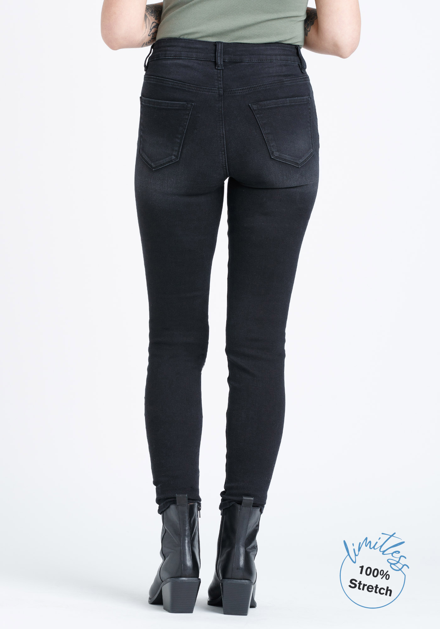 Women s Black skinny jeans limitless Warehouse One Black XS