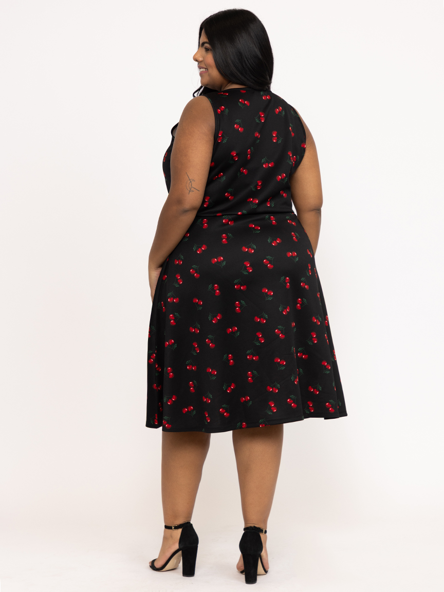 Women's Cherry Skater Dress