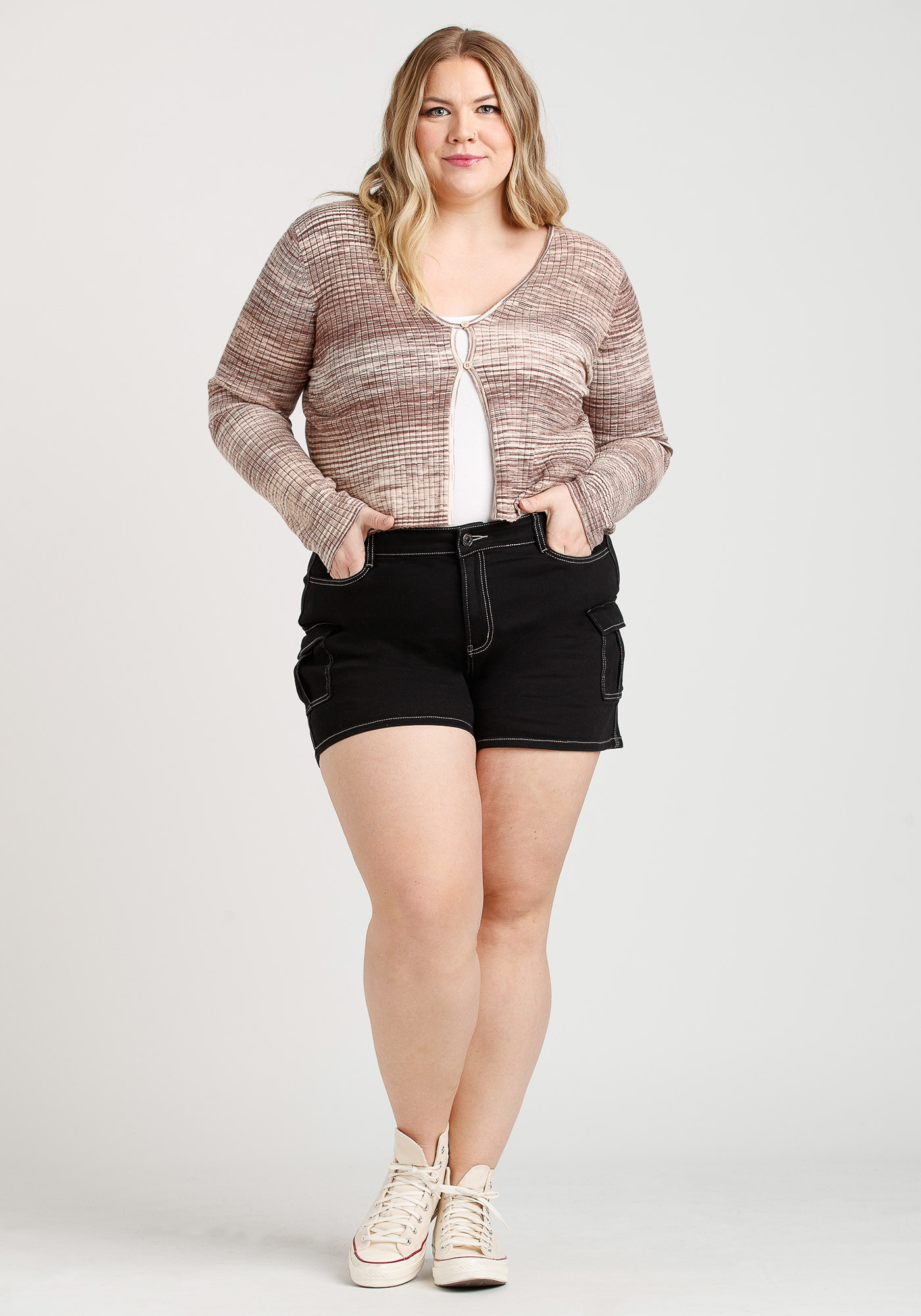 Women's Space Dye Cardigan