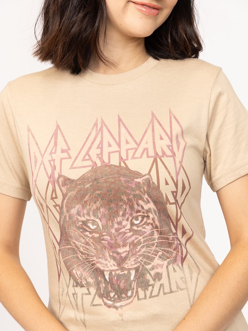 Women's Def Leppard Crew Neck Tee