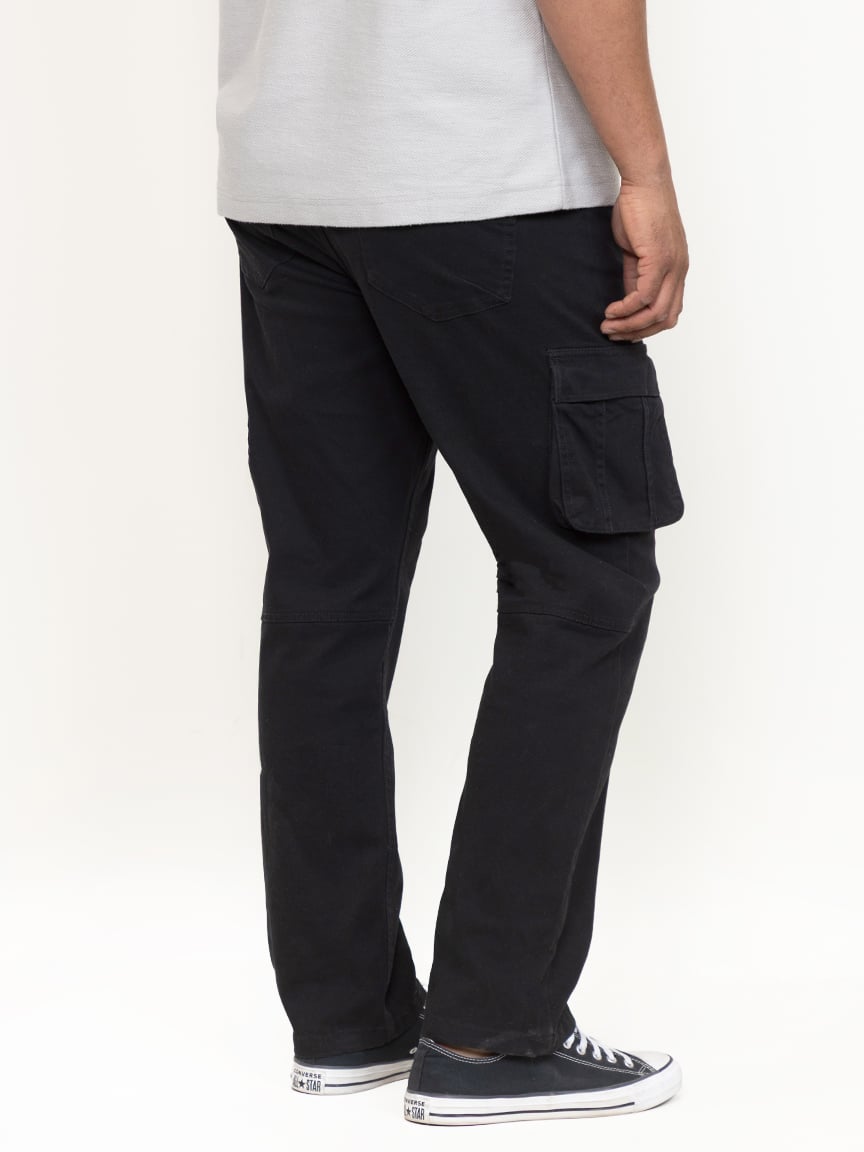 Men's Black Cargo Sneaker Pant