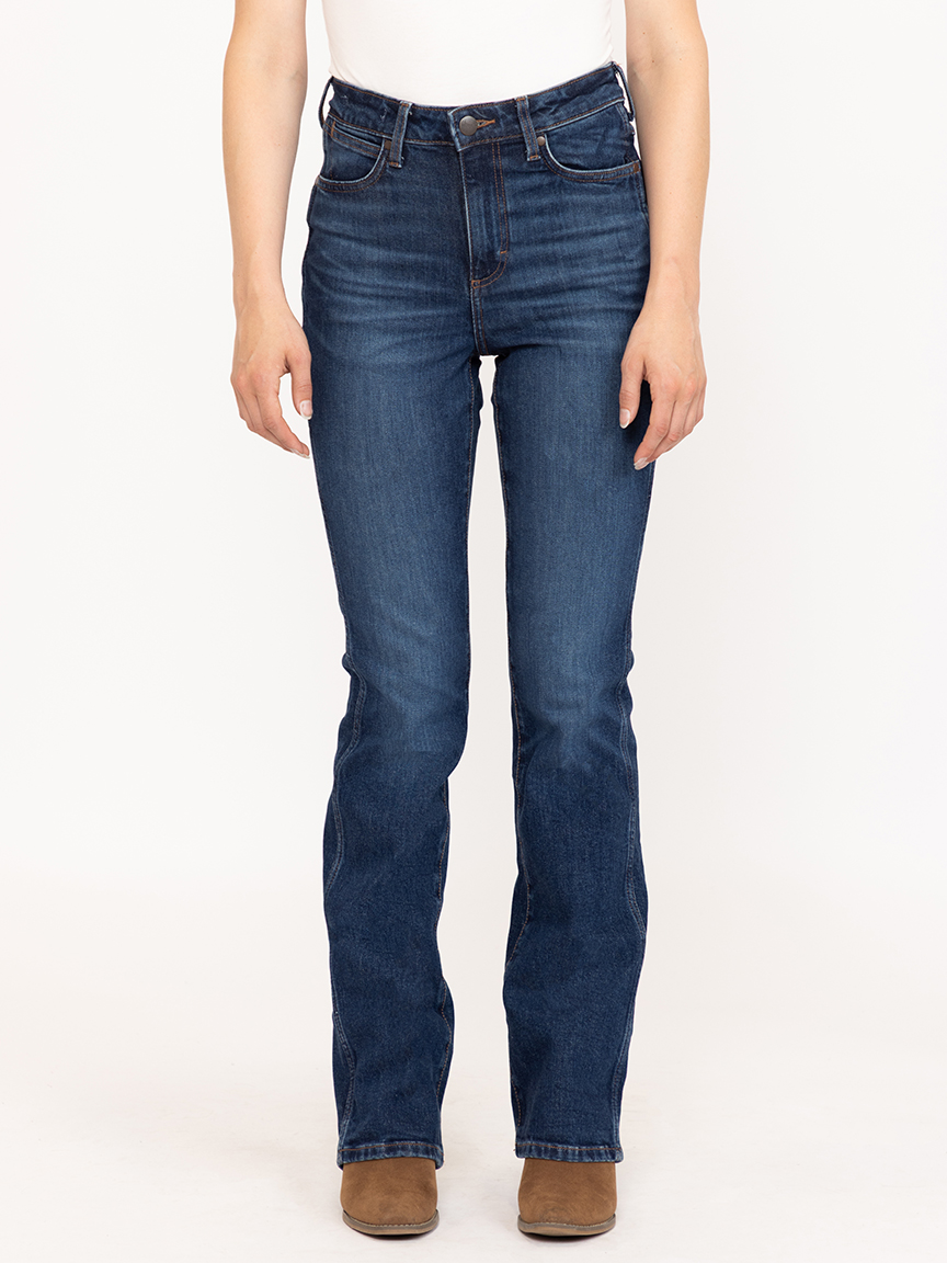 Women's Retro Bailey High Rise Dark Wash Bootcut Jeans