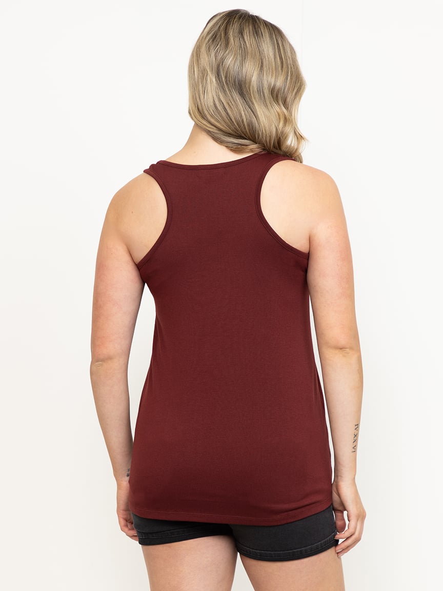 Women's Bull Skull Racerback Tank