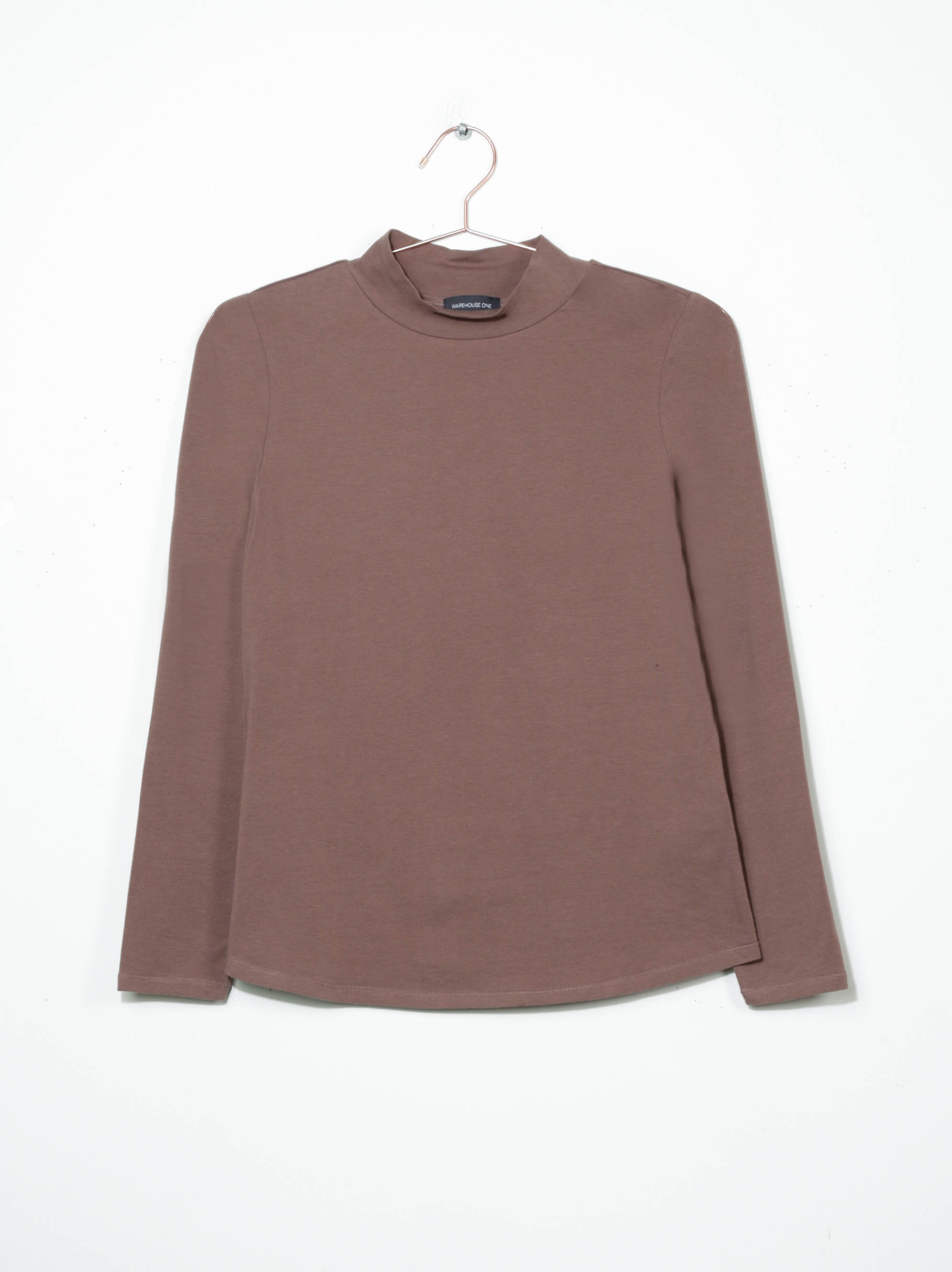 Women's Long Sleeve Mock Neck Tee