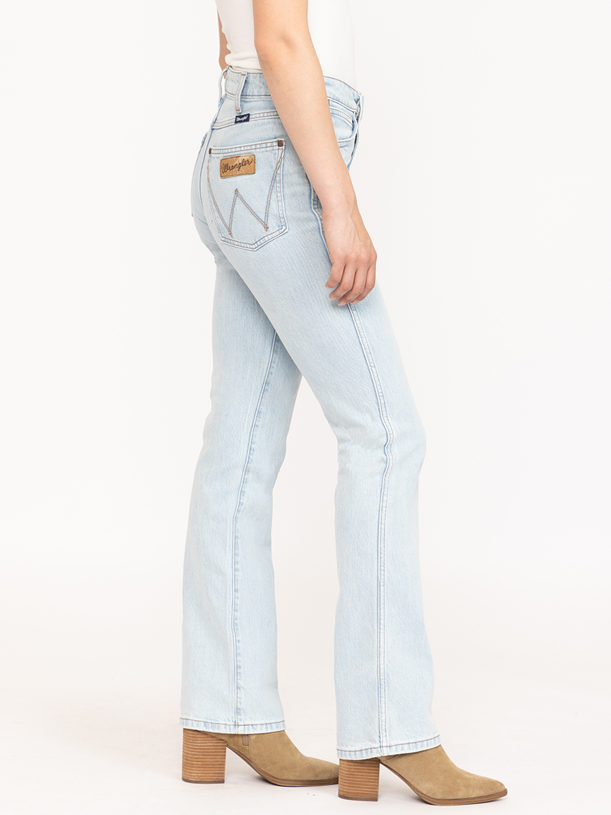 Women's Wrangler Retro Bailey High Rise Light Wash Bootcut Jean