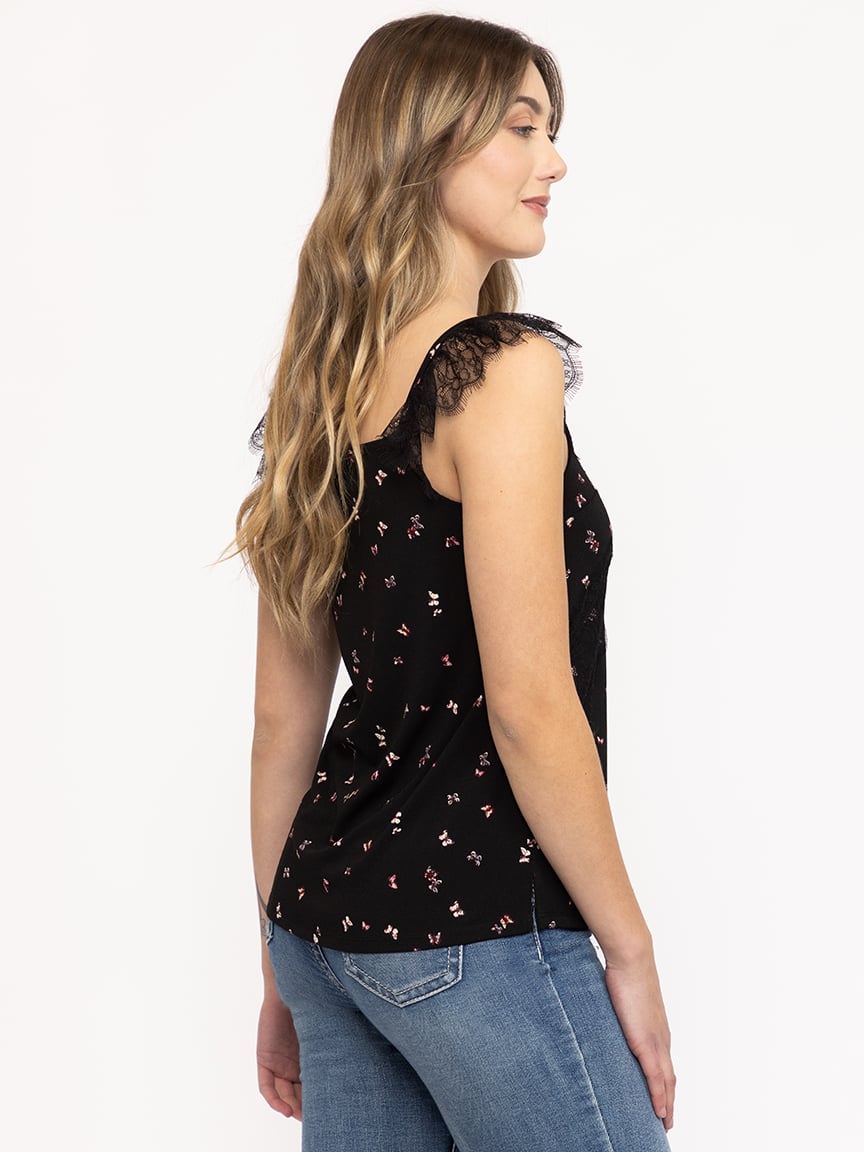Women's Butterfly Print Tank