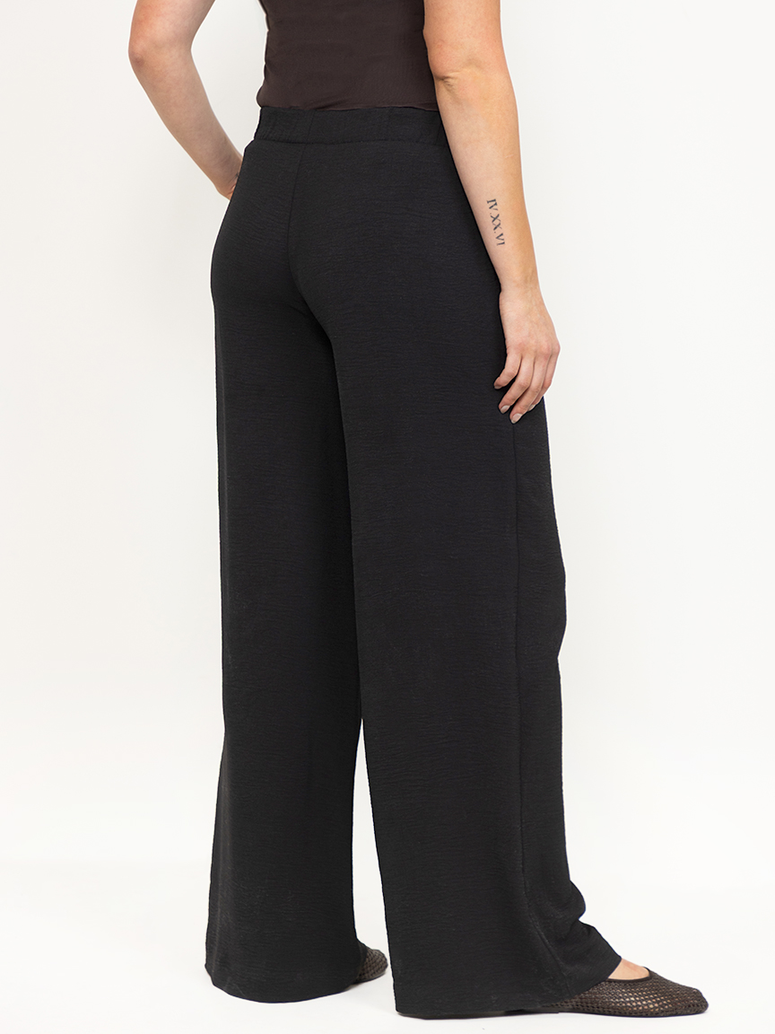 Women's Crinkle Pull-on Wide Leg Pant