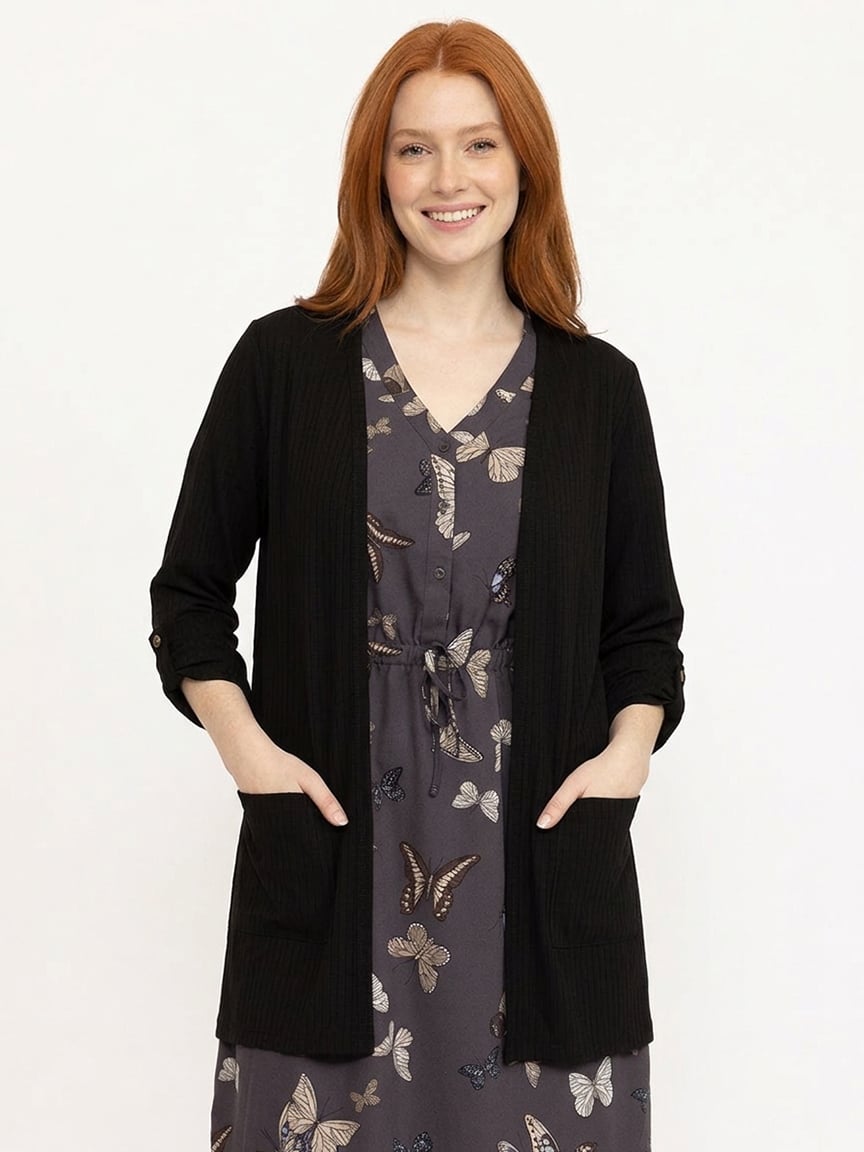 Women's Ribbed Cardigan