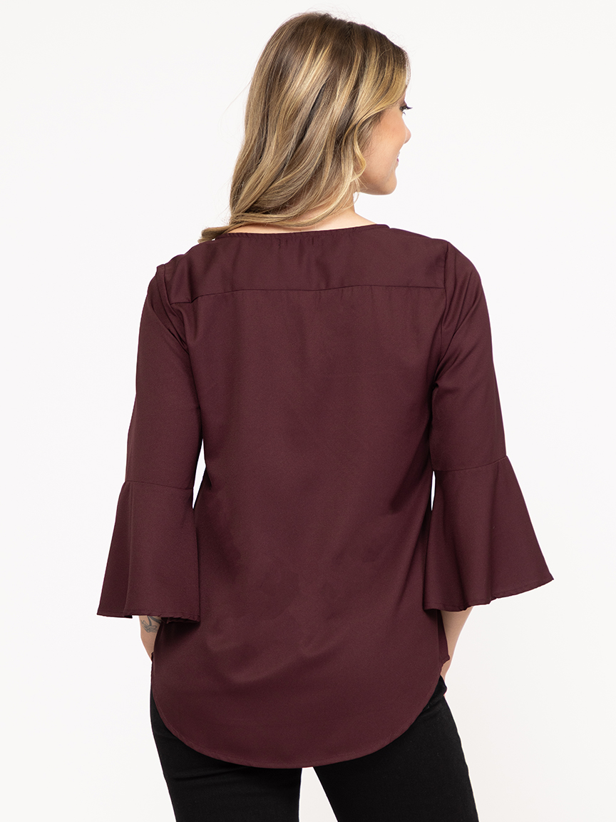 Women's Notch Neck Blouse