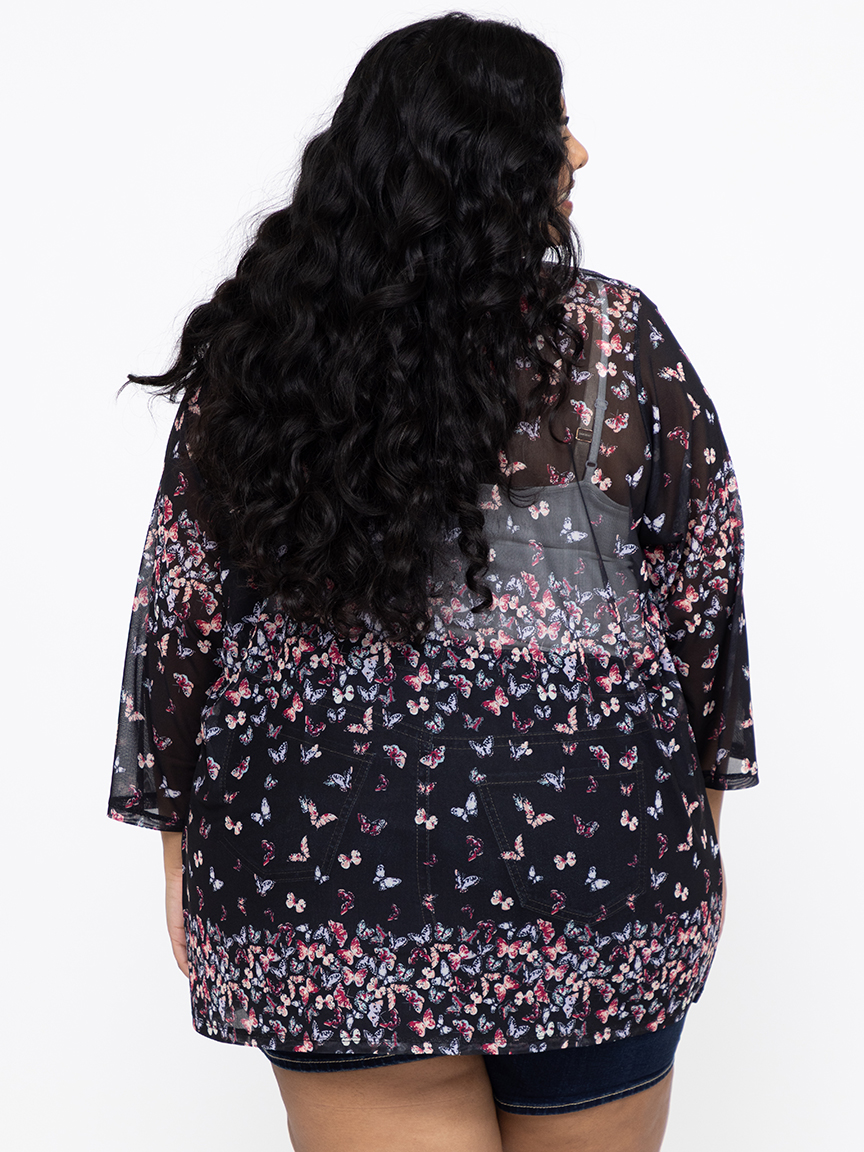 Women's Butterfly Mesh Cardigan Warehouse One